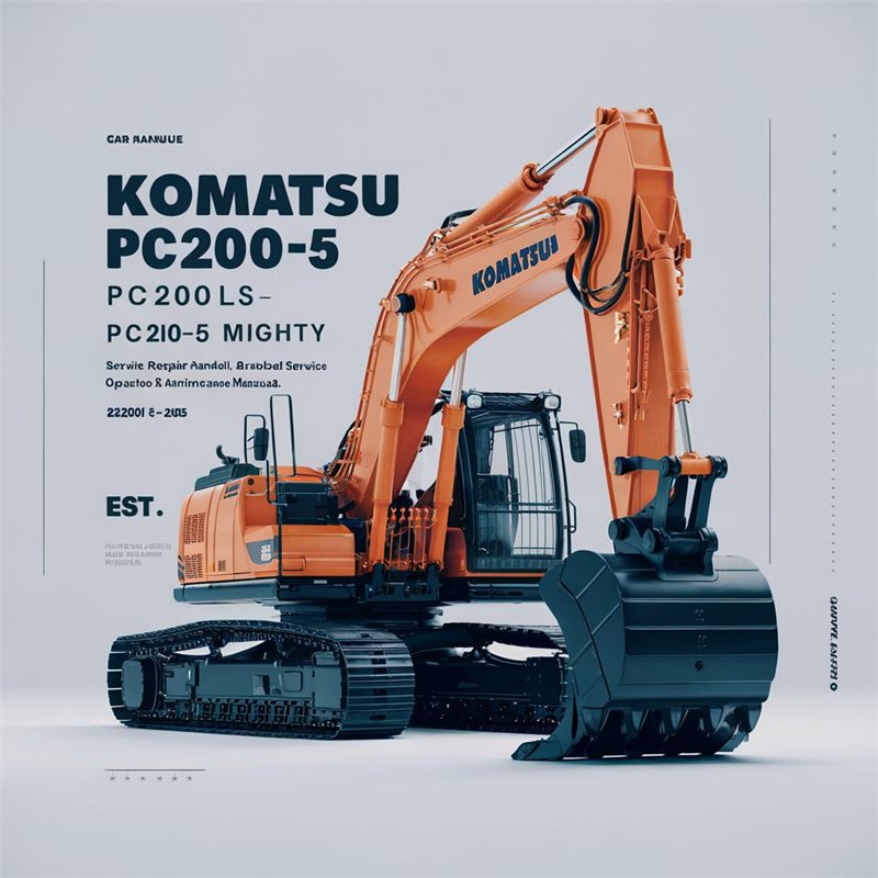 Komatsu Pc200-5, Pc200lc-5, Pc220-5, Pc220lc-5 Hydraulic Excavator Service Repair Workshop Manual PDF