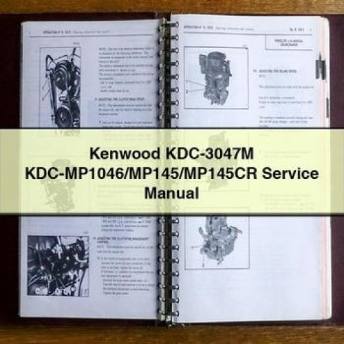 Kenwood KDC-3047M Kdc-mp1046/mp145/mp145cr Service Repair Workshop Manual PDF