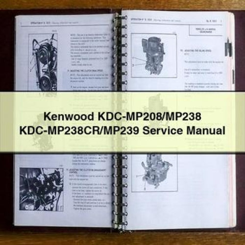 Kenwood Kdc-mp208/mp238 Kdc-mp238cr/mp239 Service Repair Workshop Manual PDF