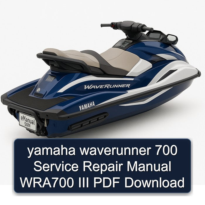 Yamaha Waverunner 700 WRA700 III Service Repair Workshop Manual PDF