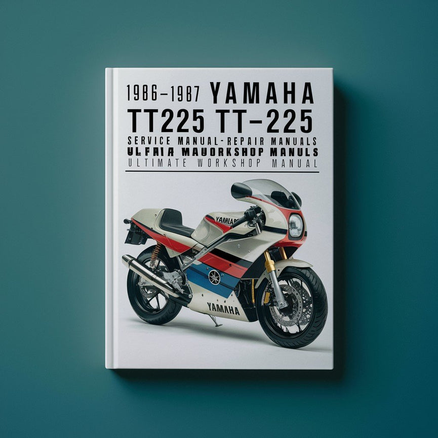 1986-1987 Yamaha TT225 TT-225 Servicehandbuch Reparaturhandbücher Ultimatives Werkstatthandbuch