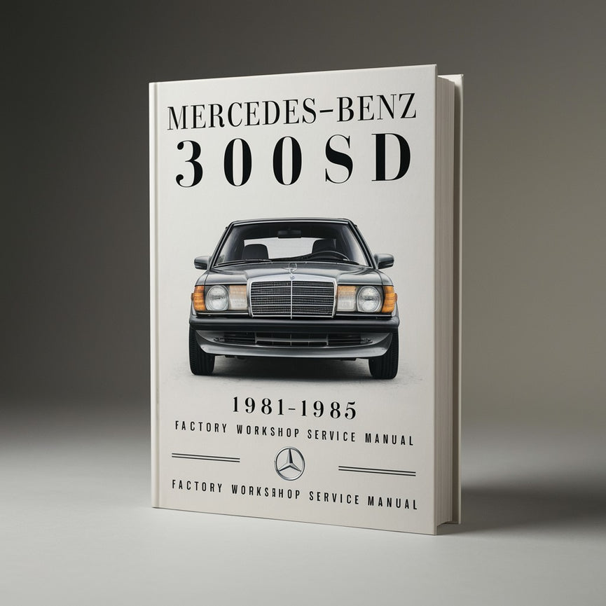 Mercedes-Benz 300SD w126 1981-1985 Factory Workshop Service Repair Manual