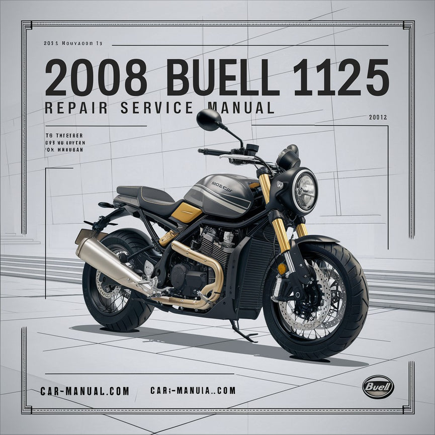 2008 HD Buell 1125 Repair Service Manual- INSTANTLY