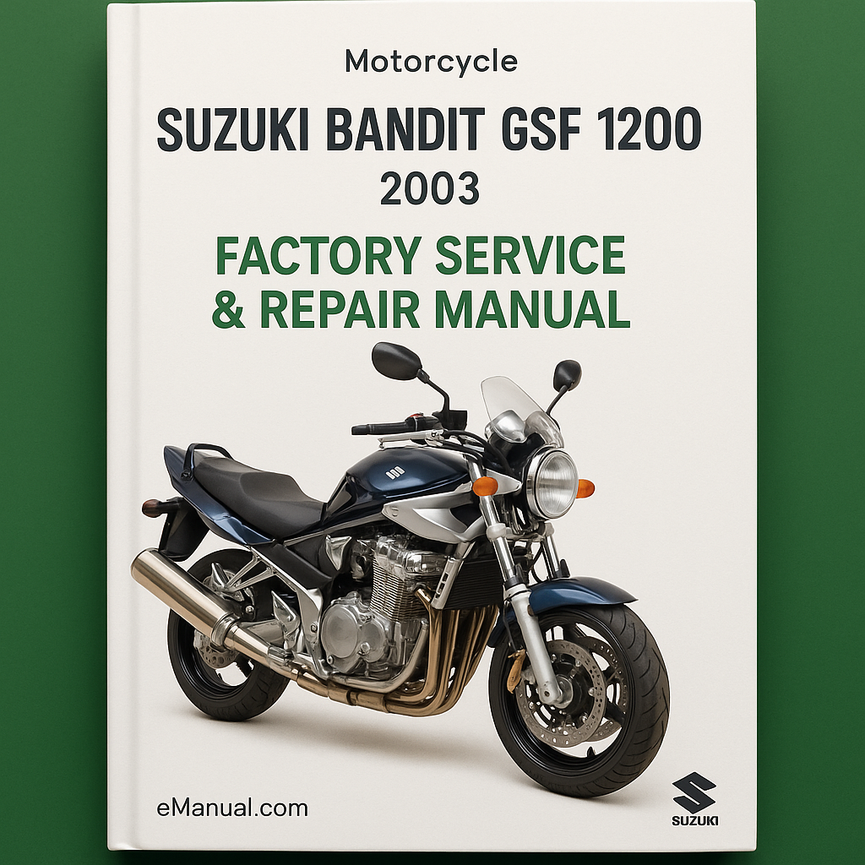 Suzuki Bandit GSF 1200 2003 Factory Service Repair Manual Pd