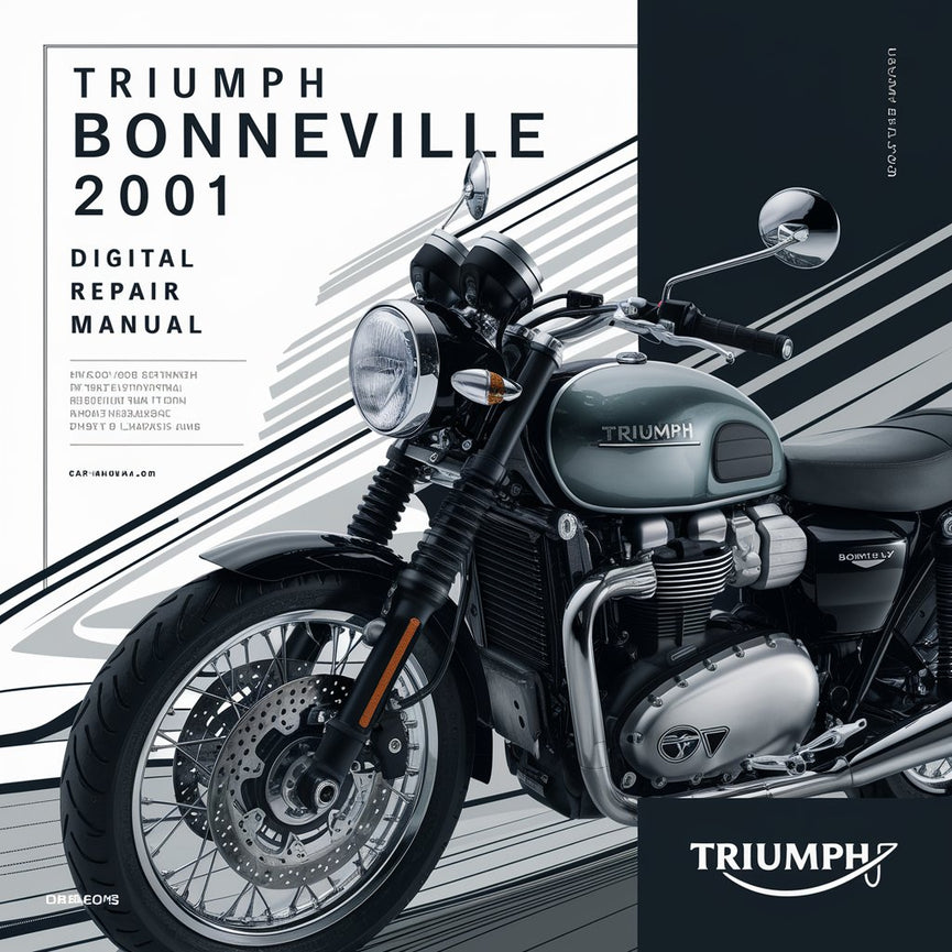 Manual de reparación digital de Triumph Bonneville 2001