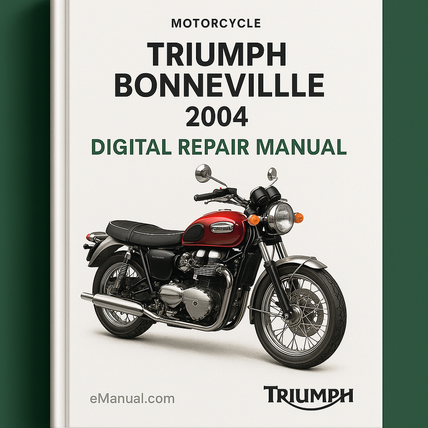 Triumph Bonneville 2004 Digitales Reparaturhandbuch