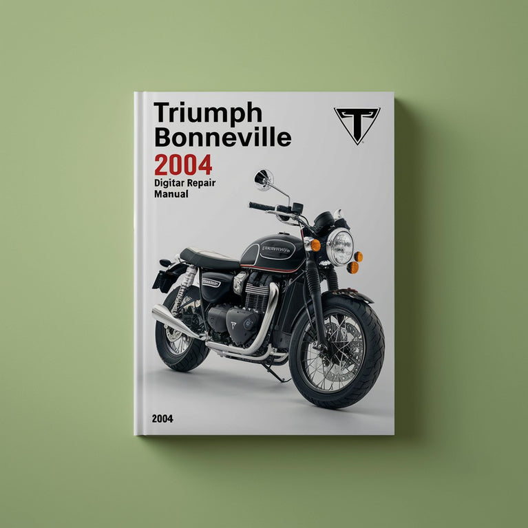 Manual de reparación digital de Triumph Bonneville 2004