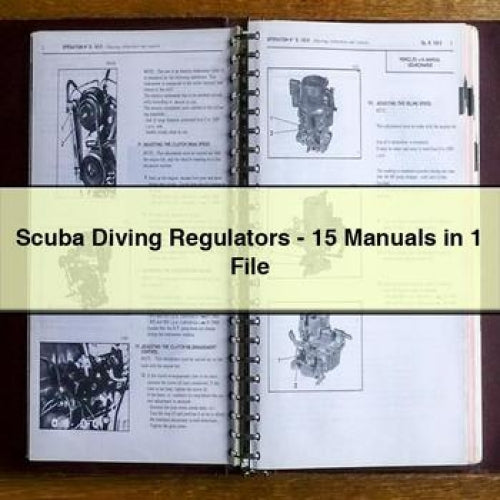 Scuba Diving Regulators - 15 1 File Service Repair Workshop Manual PDF