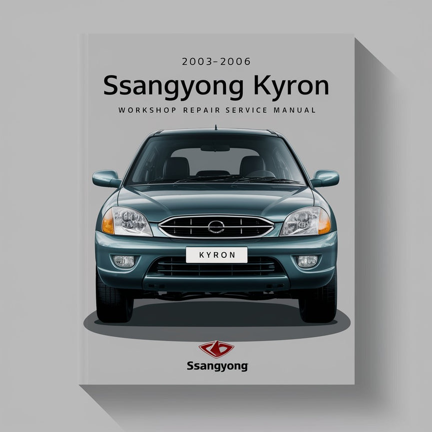 2003-2006 SsangYong Kyron Workshop Repair Service Manual 720MB