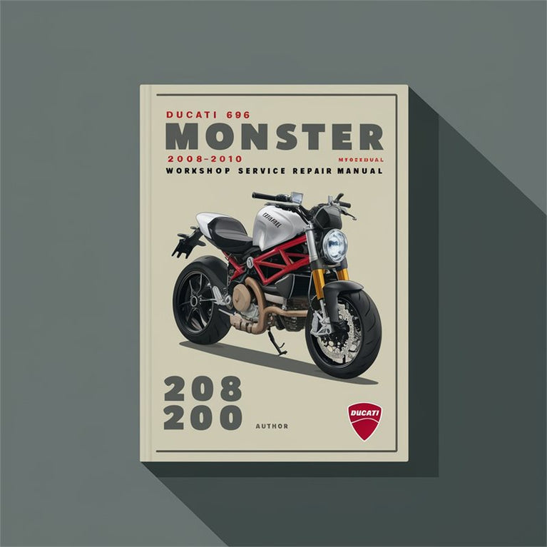 Ducati 696 Monster 2008-2010 Workshop Service Repair Manual PDF
