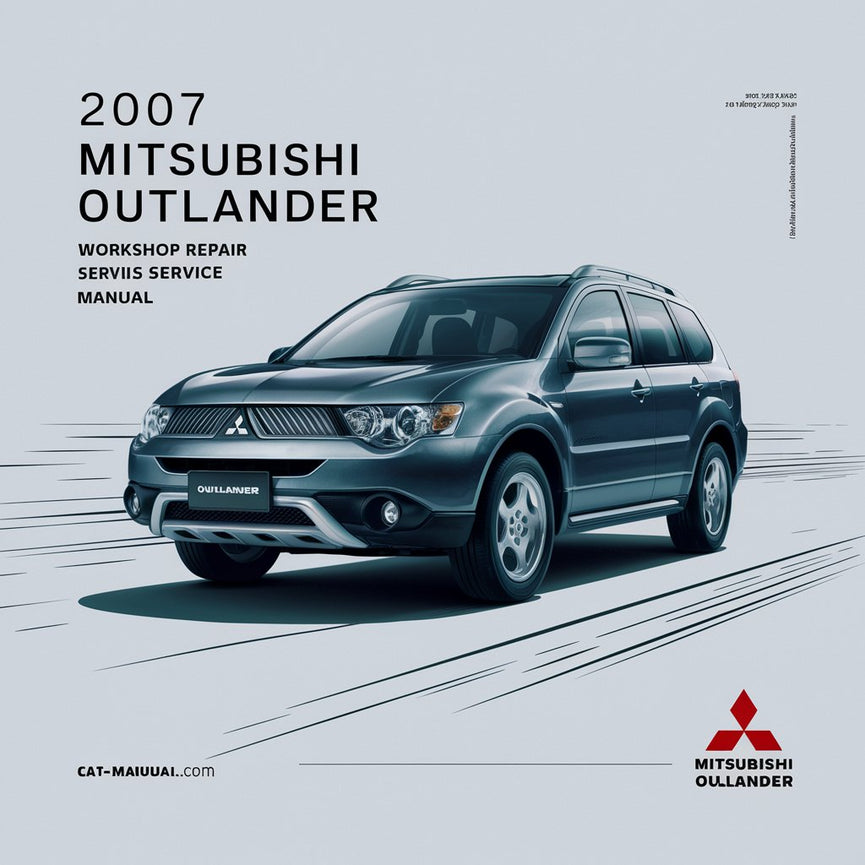 Werkstatthandbuch für Reparaturen und Service von Mitsubishi Outlander aus dem Jahr 2007 (240 MB ISO)