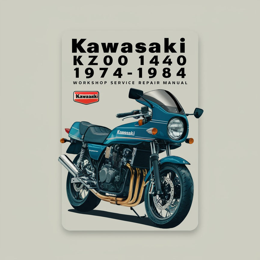 Manual de servicio y reparación del taller Kawasaki KZ400 KZ440 1974-1984