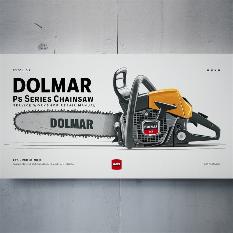 Dolmar PS Series Chainsaw PS-6400 H PS-7300 PS-7900 Service Repair Workshop Manual PDF