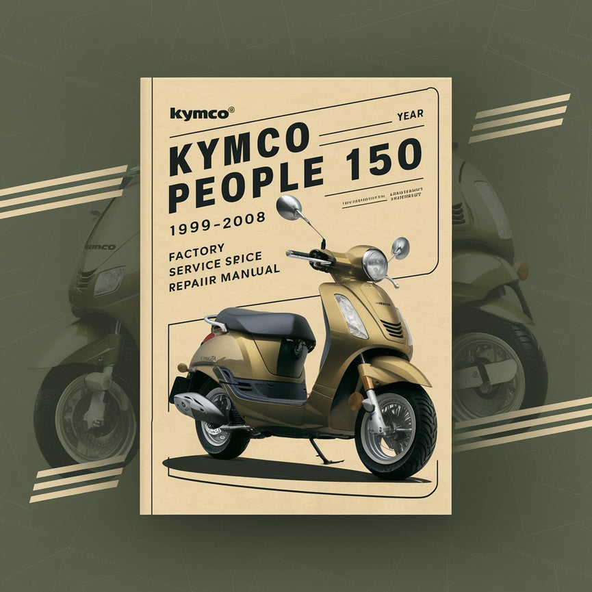 Kymco People 150 1999-2008 Werks-Service-Reparaturhandbuch