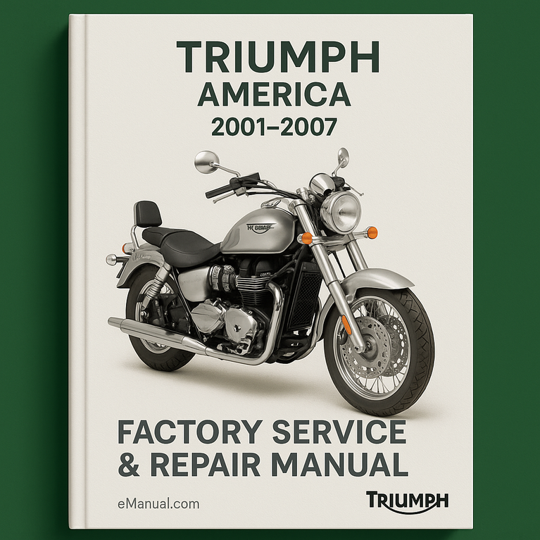 Triumph America 2001-2007 Factory Service Repair Manual