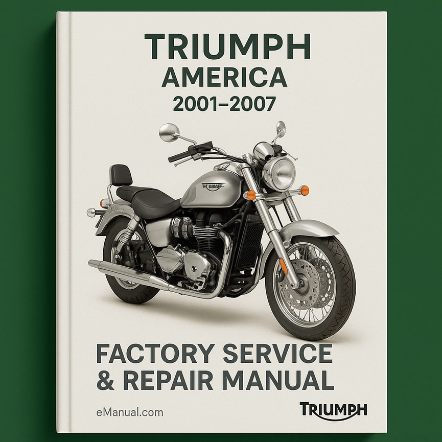 Triumph America 2001-2007 Factory Service Repair Manual