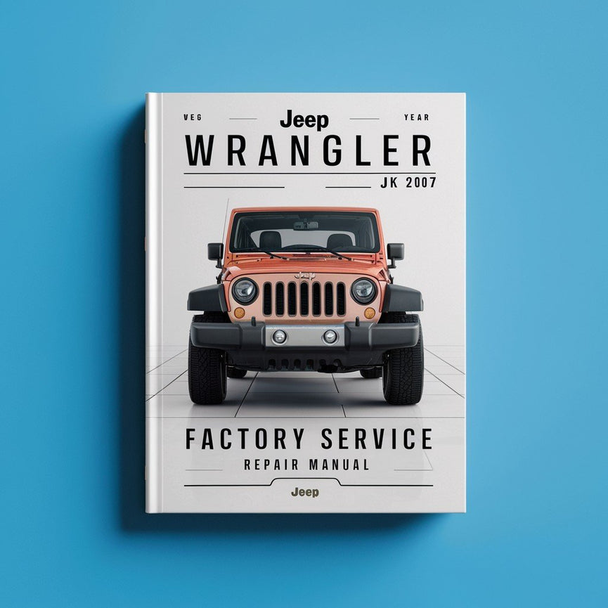 Manual de reparación y servicio de fábrica del Jeep Wrangler JK 2007