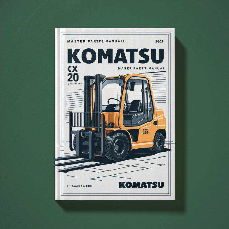 Komatsu CX 20 Forklift Master Parts Manual