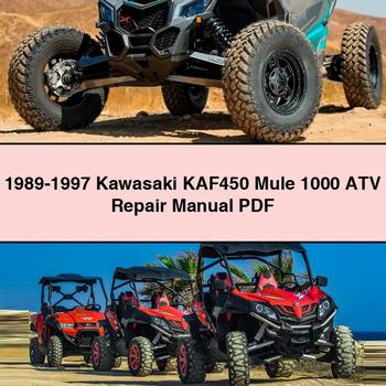 1989-1997 Kawasaki KAF450 Mule 1000 ATV Repair Manual