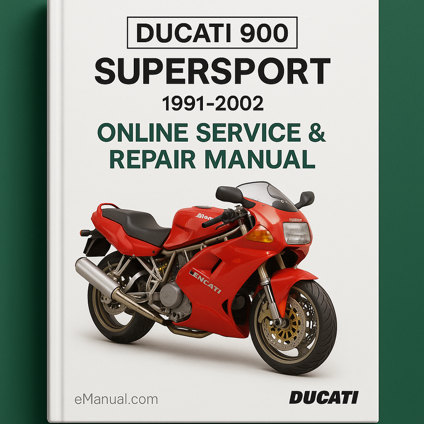 Ducati 900 SuperSport 1991-2002 Online Service Repair Manual