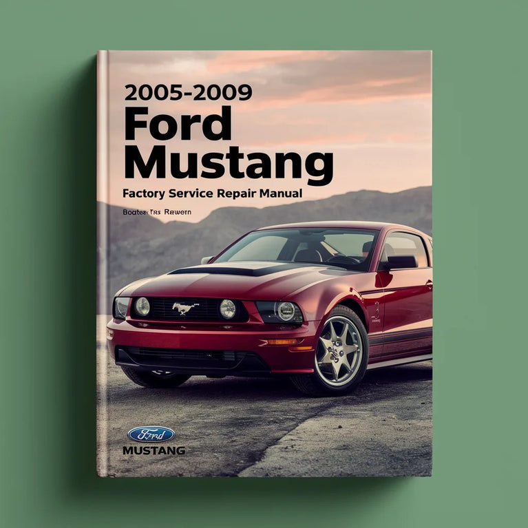 Manual de reparación y servicio de fábrica del Ford MUSTANG 2005-2009