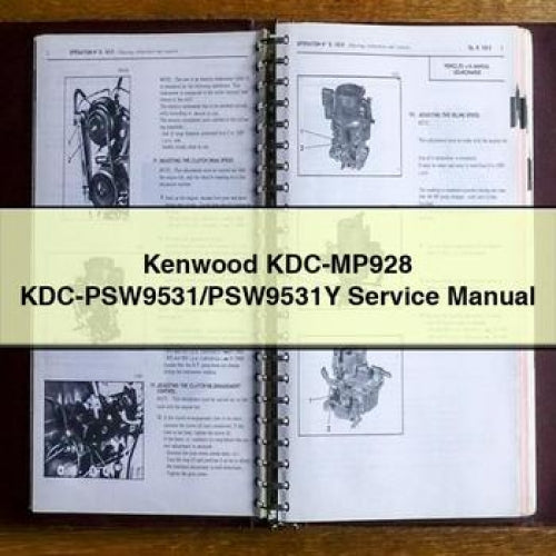 Kenwood KDC-MP928 Kdc-psw9531/psw9531y Service Repair Workshop Manual PDF