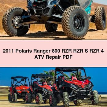 2011 Polaris Ranger 800 RZR RZR S RZR 4 ATV Repair