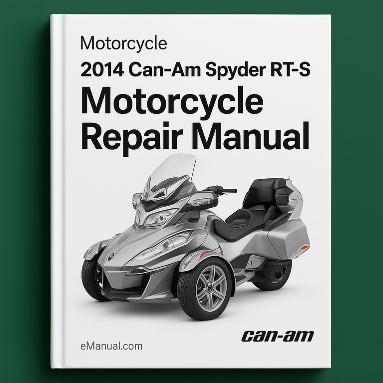 2014 Can Am Spyder RT RT S Motorrad-Reparaturhandbuch
