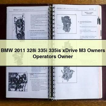 BMW 2011 328i 335i 335is xDrive M3 Propietarios Operadores Propietario