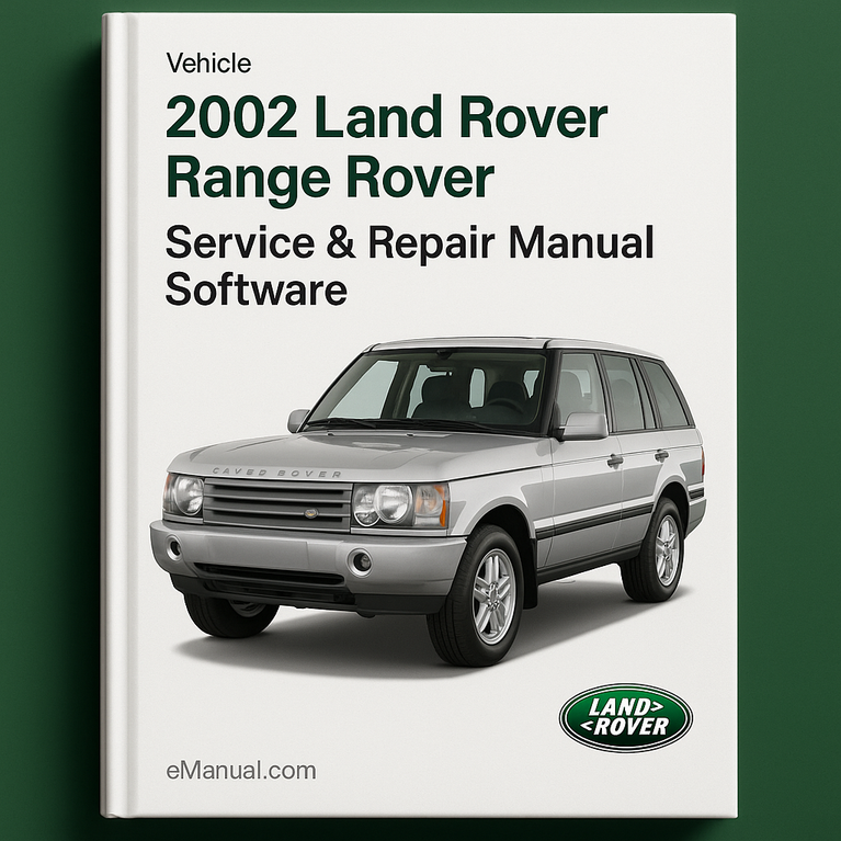 2002 Land Rover Range Rover Service & Repair Manual Software