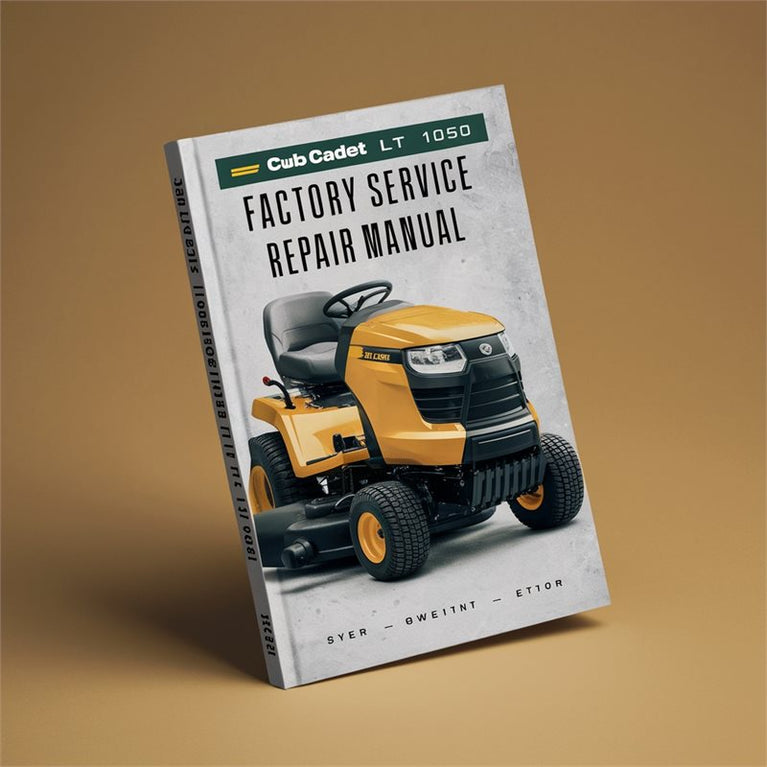 Cub Cadet LT 1050 Service Repair Workshop Manual PDF