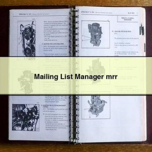 Mailing List Manager mrr