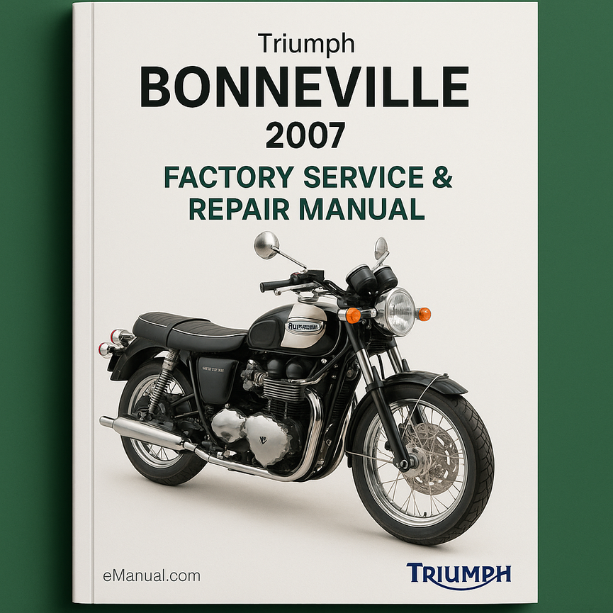 Triumph Bonneville 2007 Factory Service Repair Manual