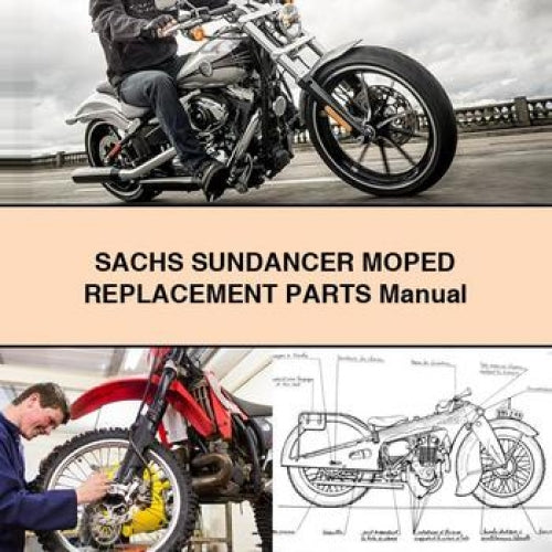 SACHS SUNDANCER MOPED Ersatzteilhandbuch