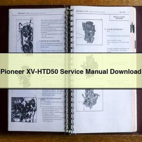Pioneer XV-HTD50 Service Repair Workshop Manual PDF