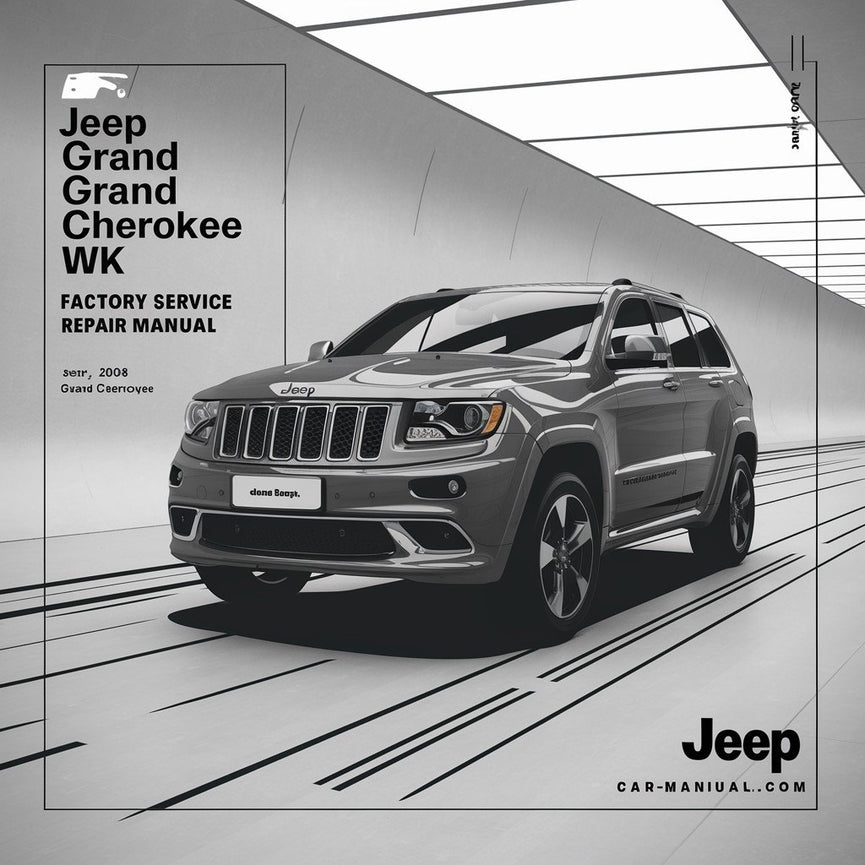 Manual de reparación y servicio de fábrica del Jeep Grand Cherokee WK 2008