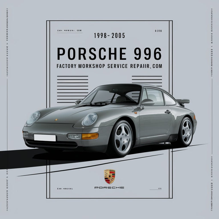 1998 2005 PORSCHE 996 Werkswerkstatt Service-Reparaturhandbuch COM