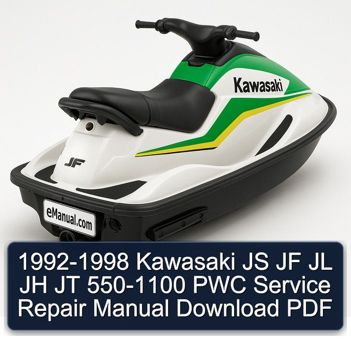 1992-1998 Kawasaki JS JF JL JH JT 550-1100 PWC Service Repair Workshop Manual PDF
