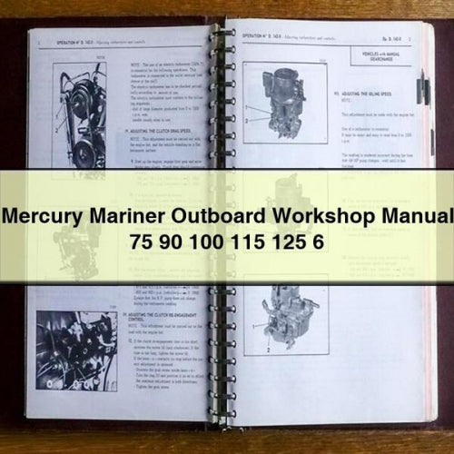 Werkstatthandbuch für Mercury Mariner-Außenbordmotoren 75 90 100 115 125 6