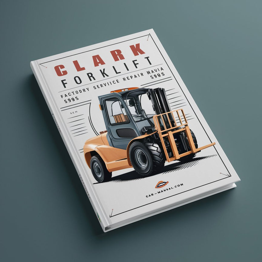 CLARK FORKLIFT Factory Service Repair Manual SM-598S