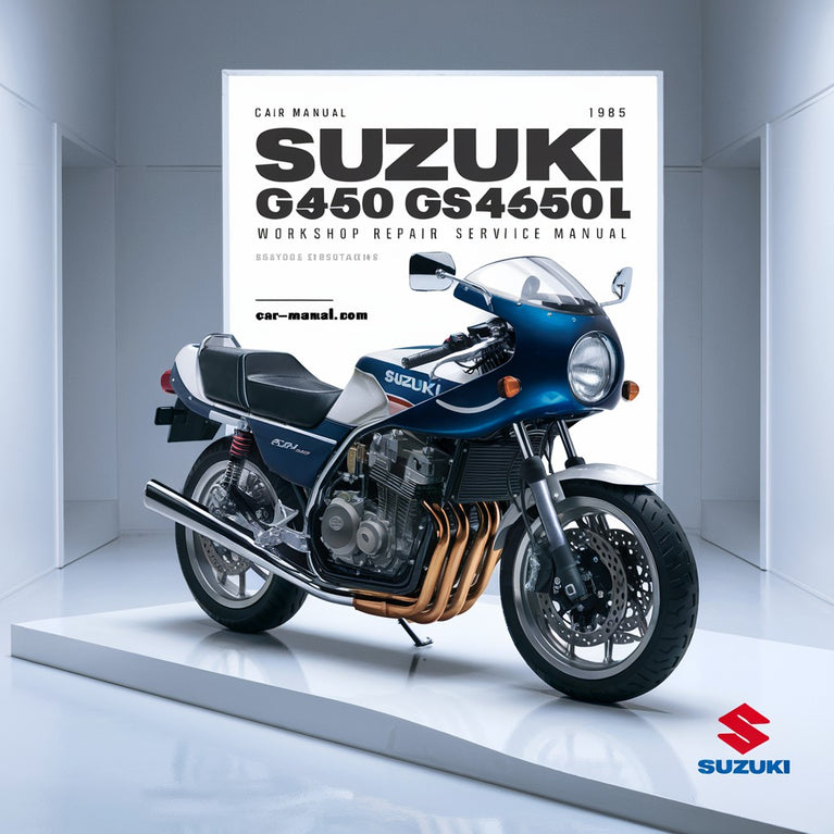 Manual de servicio y reparación del taller de Suzuki GS450 GS450L 1980-1985