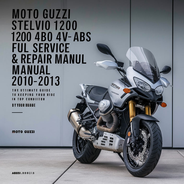 Manual de servicio y reparación completo de Moto Guzzi Stelvio 1200 4V ABS 2010-2013