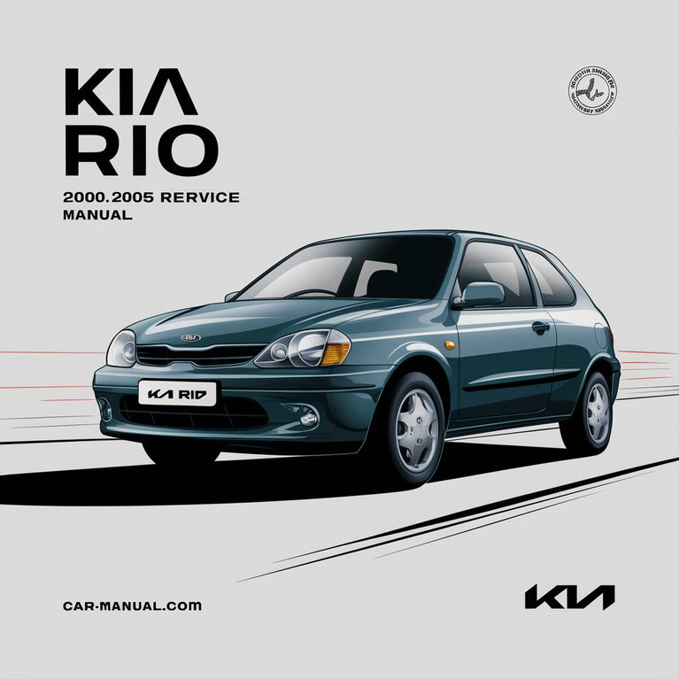 Manual de servicio y reparación de Kia Rio 2000-2005