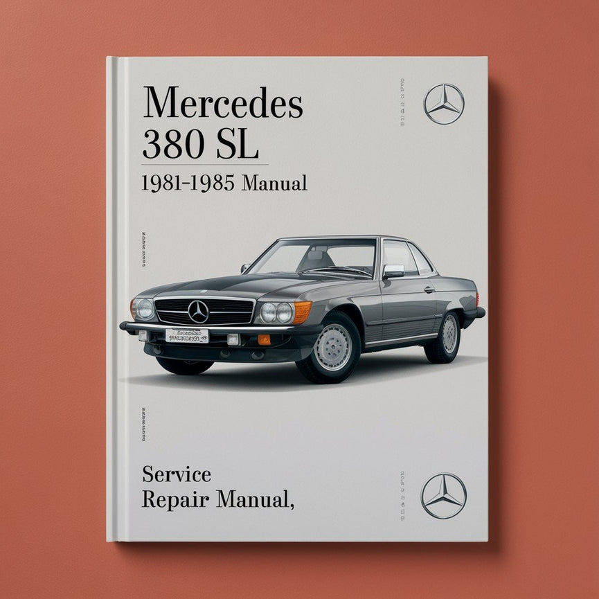 Manual de servicio y reparación del Mercedes 380 SL 1981-1985