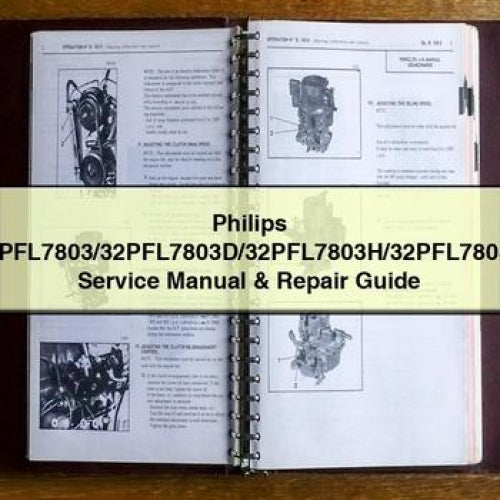 Philips 32pfl7803/32pfl7803d/32pfl7803h/32pfl7803s Service Repair Workshop Manual PDF