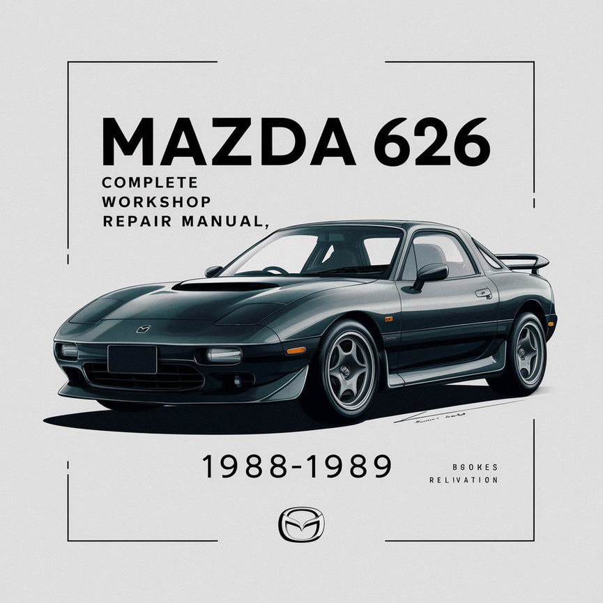 Mazda MX-6 626 Komplettes Werkstatt-Reparaturhandbuch 1988-1989