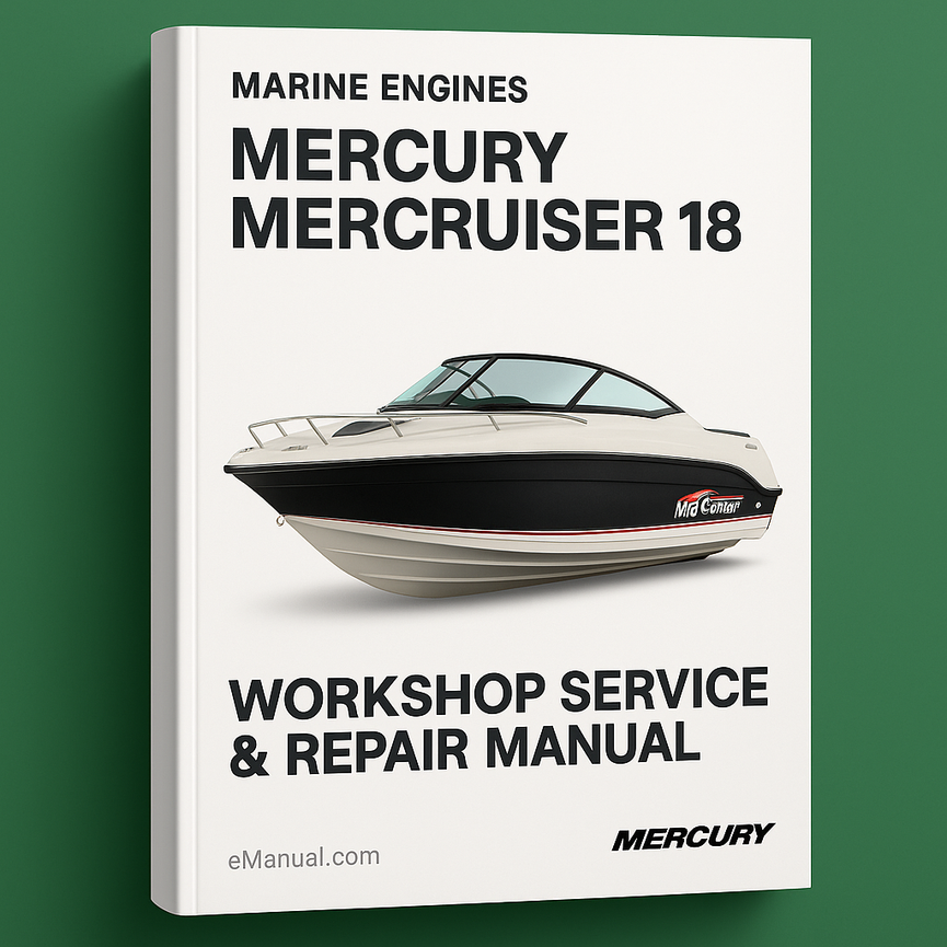 Mercury Mercruiser Marine Engines Number 18 GM V6 262 CID (4.3L)/262 CID (4.3LX) Workshop Service Repair Manual Download 1993 1994 1995 1996 1997 PDF