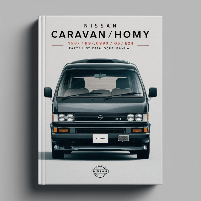 NISSAN CARAVAN/HOMY 1986/09&#65374;1993/05 E24 parts list catalogue Manual View webpages (   )