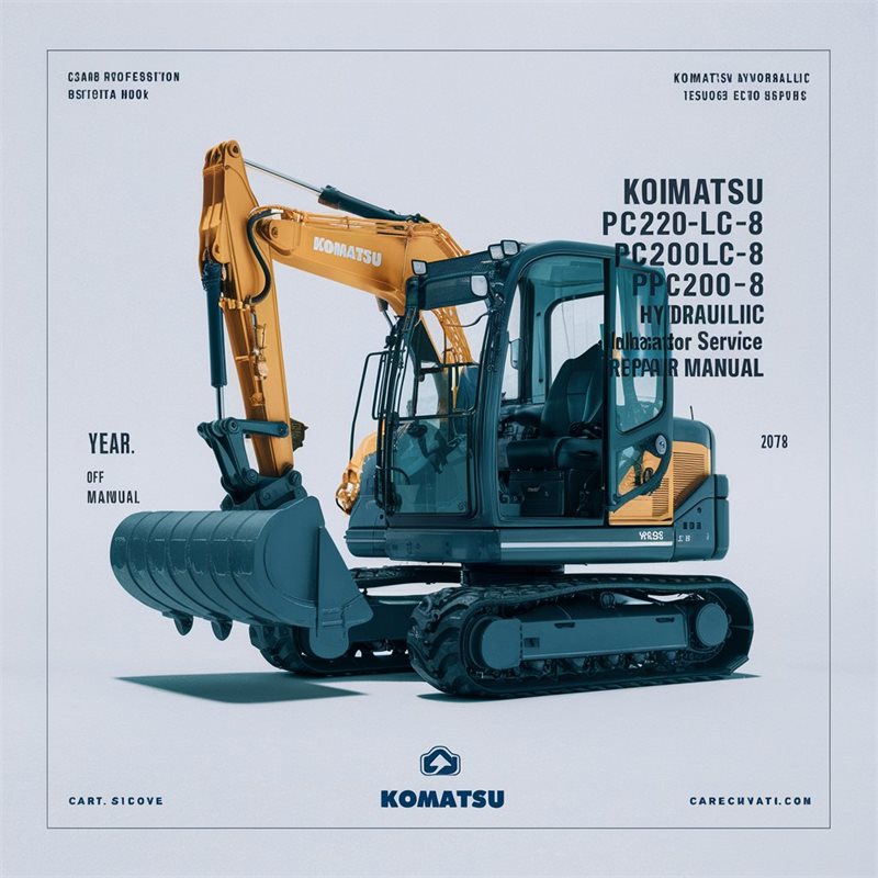 Komatsu PC200-8 Hydraulic Excavator (sn: 300001 Up) Service Repair Workshop Manual PDF