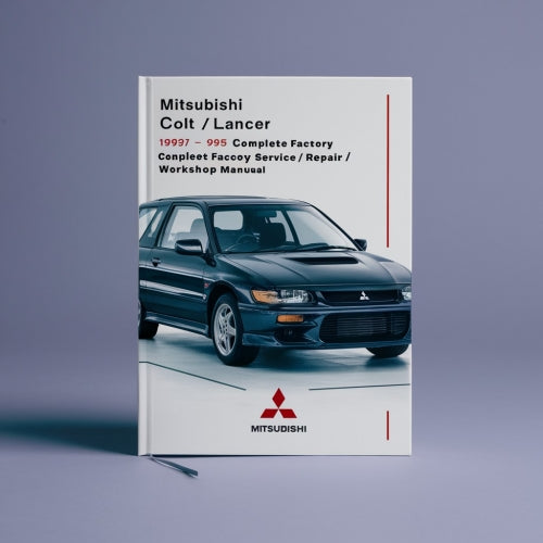 Manual completo de taller, reparación y servicio de fábrica de Mitsubishi Colt/Lancer 1992-1995